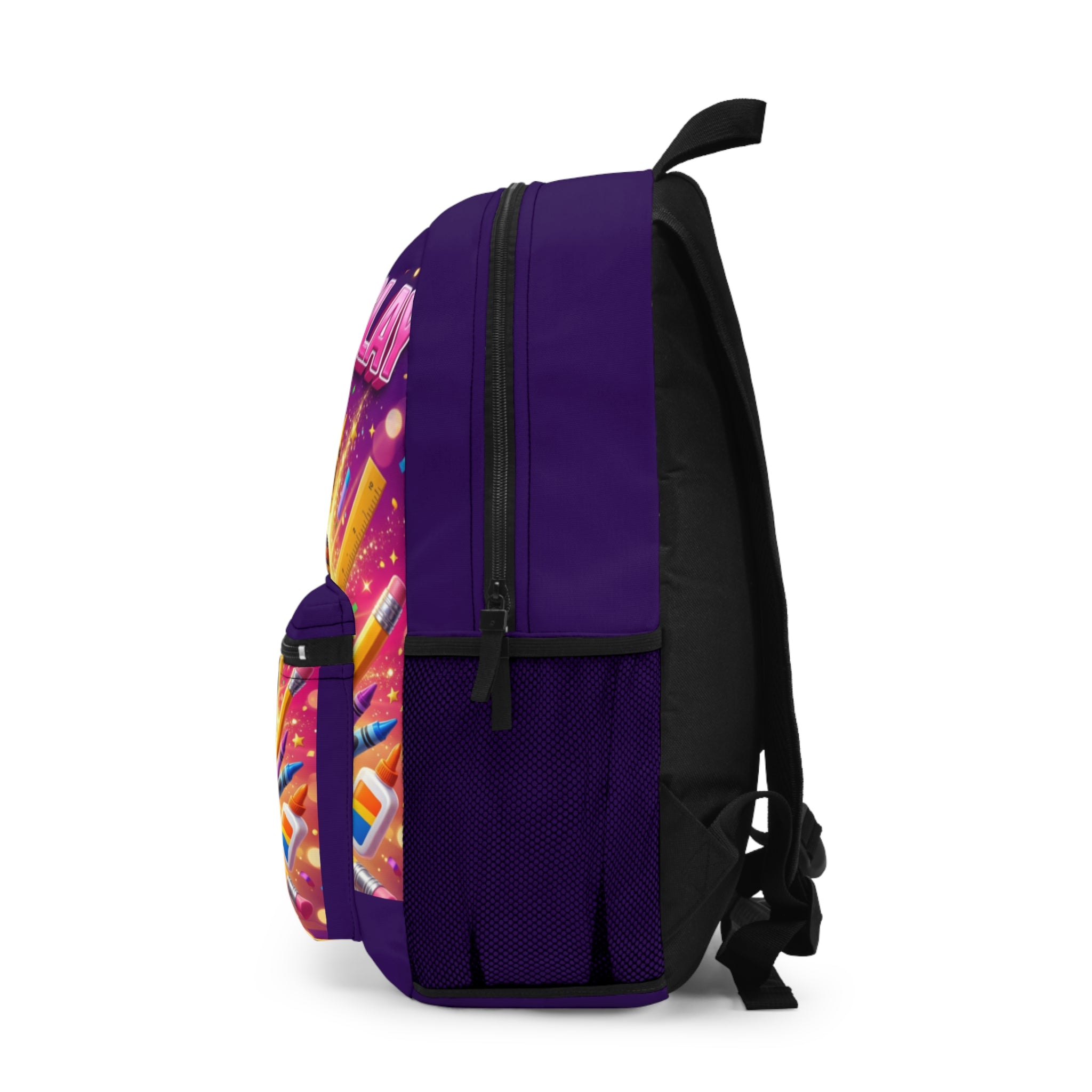 First Day Sla Backpack — Kids' Colorful Back-to-School School Bus Design