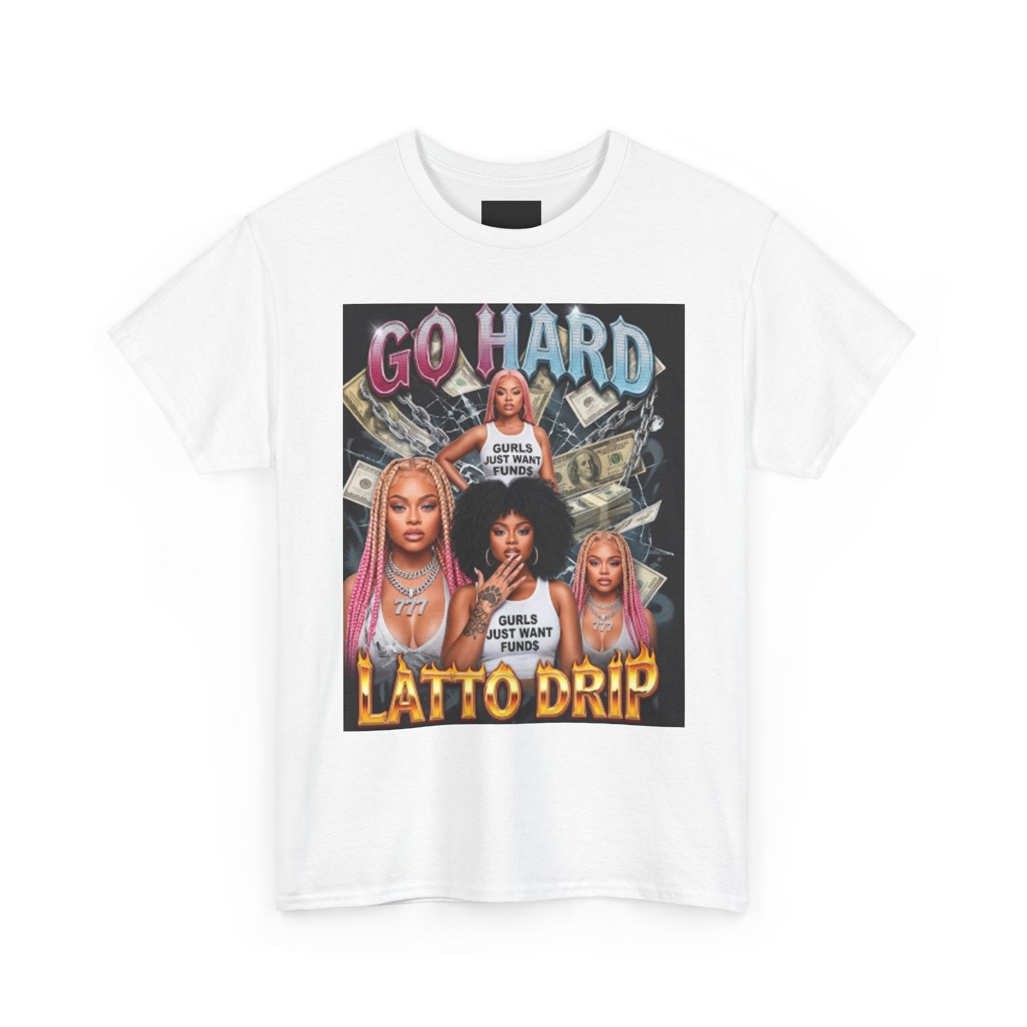 Latto Drip "Go Hard" Graphic Tee — Rap Fan Streetwear
