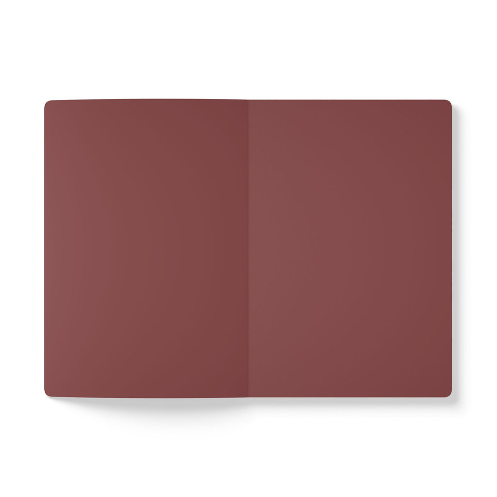 Cheerleader Girl Softcover Journal — Back-to-School Notebook with ABC Design