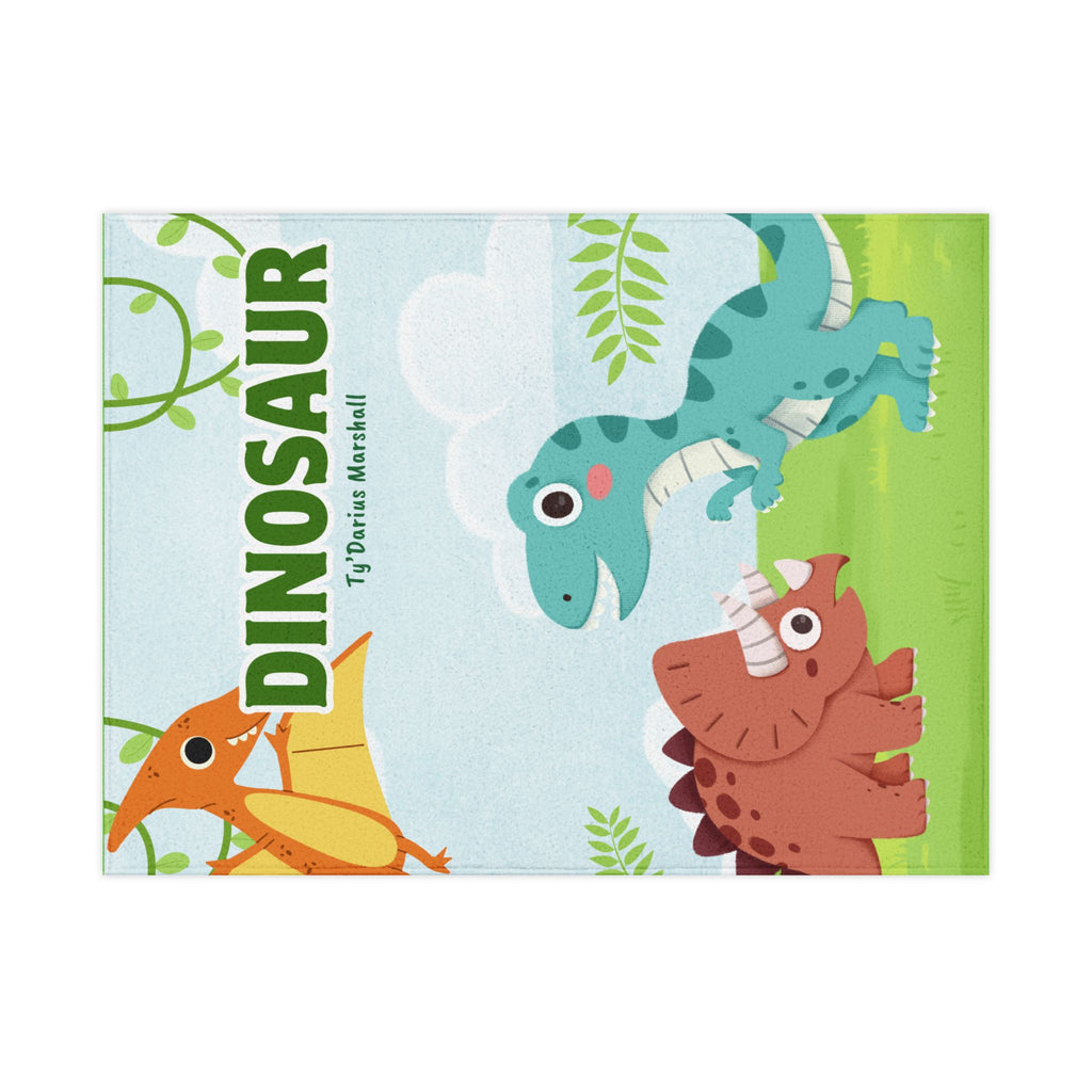Dinosaur Toddler Blanket — Cute Dino Nursery Throw for Kids