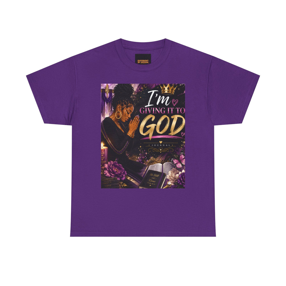 Prayer Graphic Tee - "I'm Giving It To God" Inspirational Christian T-Shirt