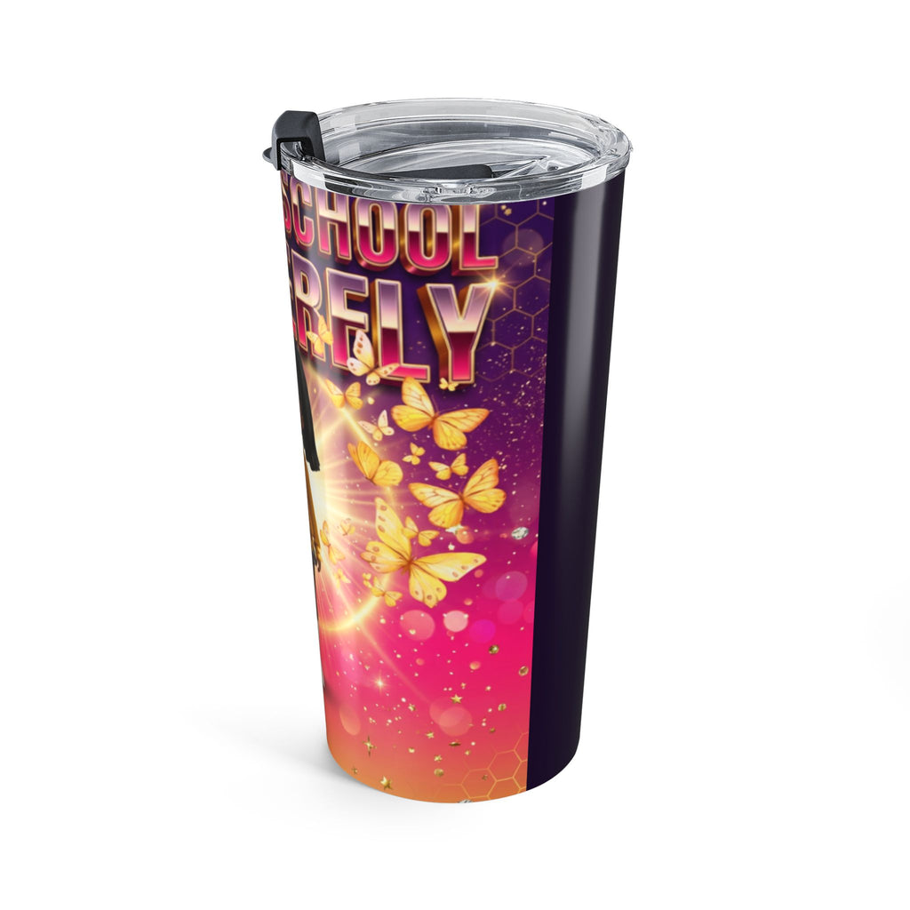 20oz Tumbler — "Middle School Flutterby" Cute Schoolgirl Character Travel Cup