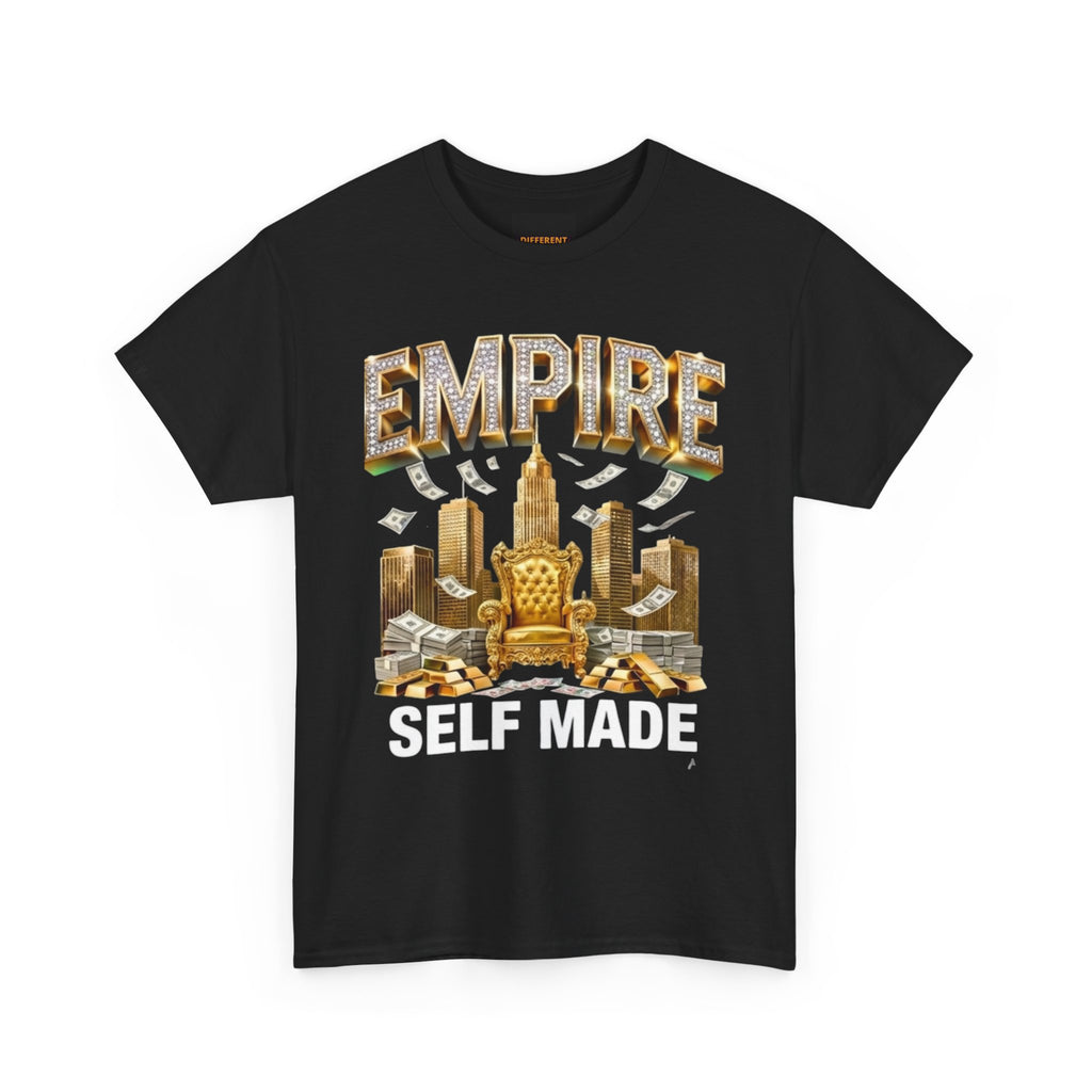 Empire Skyline T-Shirt — Gold Throne City Graphic Tee
