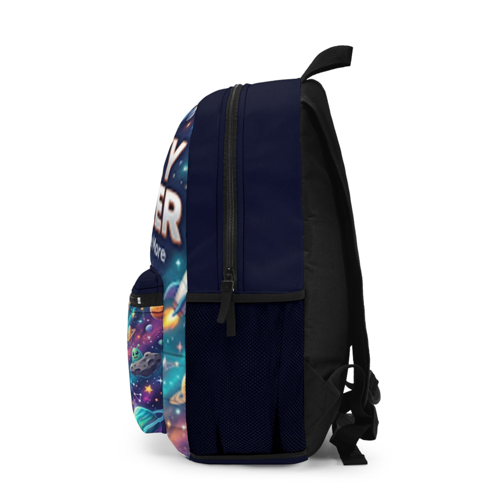 Galaxy Explorer Kids Backpack — “Dream Big • Explore More” Space School Bag