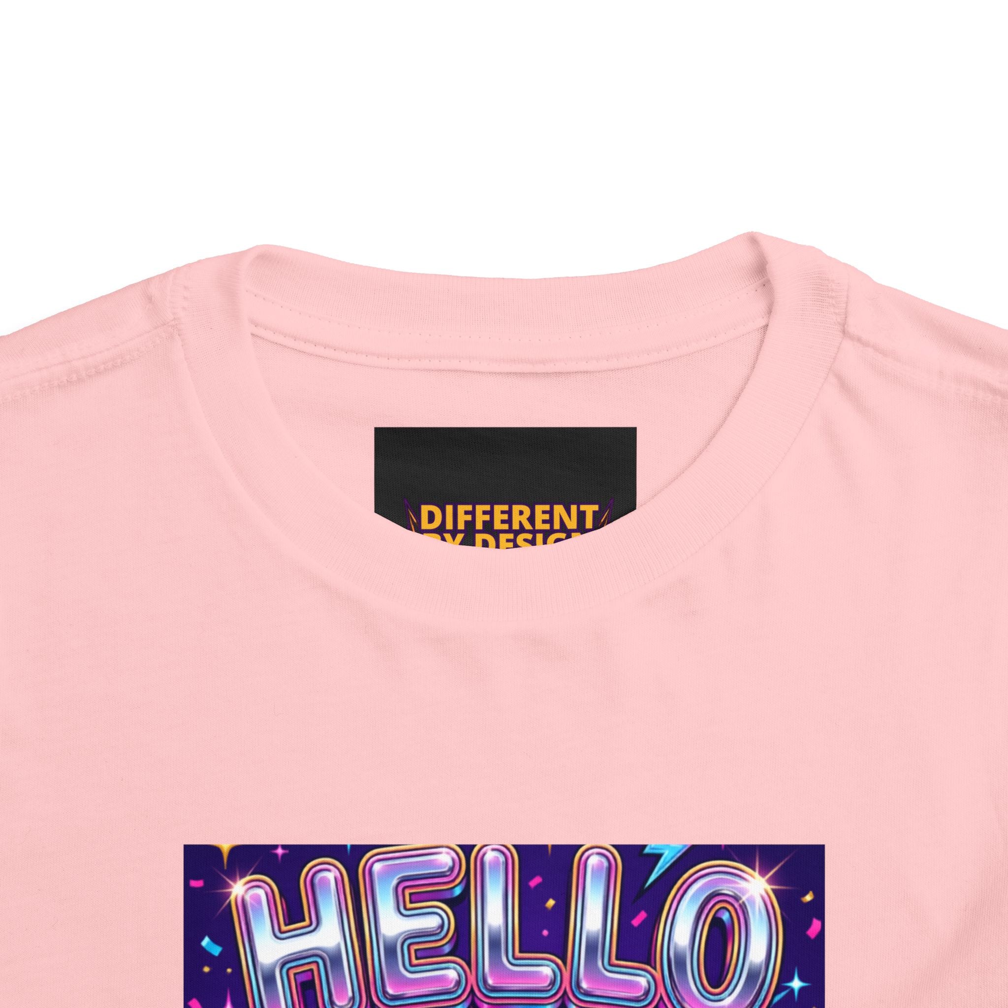 Hello Pre-K Toddler Tee - Bright Pencil Back to School Shirt