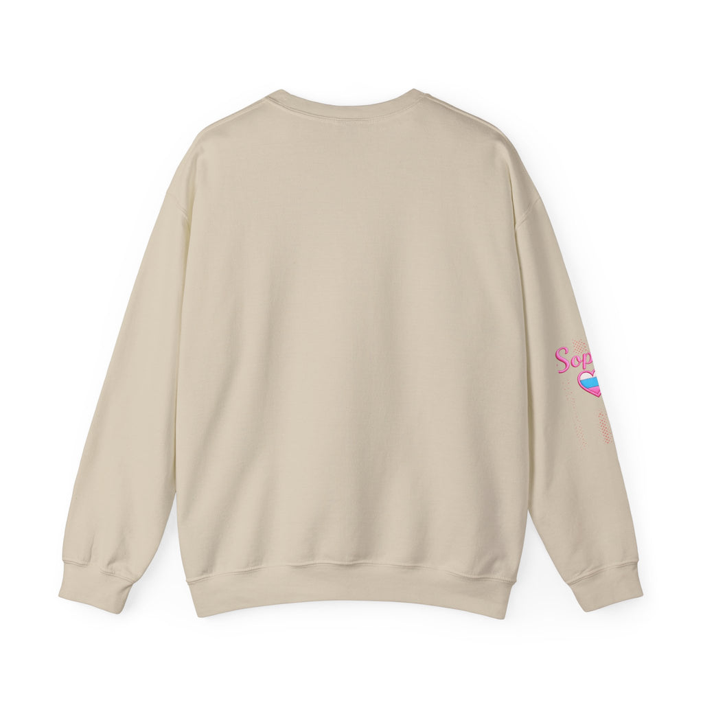 Grammy Established 2024 Crewneck Sweatshirt — Pink & Blue Retro Family Gift