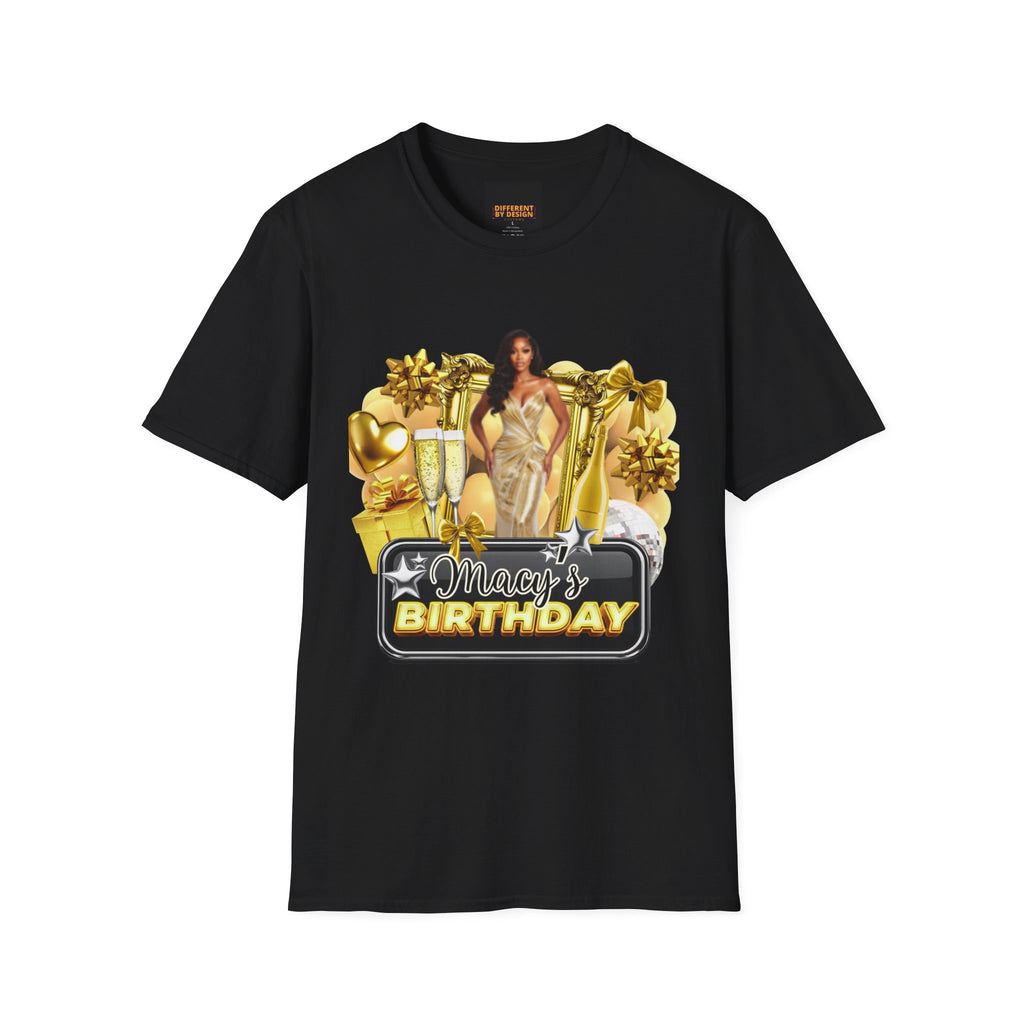 Birthday Queen T-Shirt — Gold Glam Birthday Design