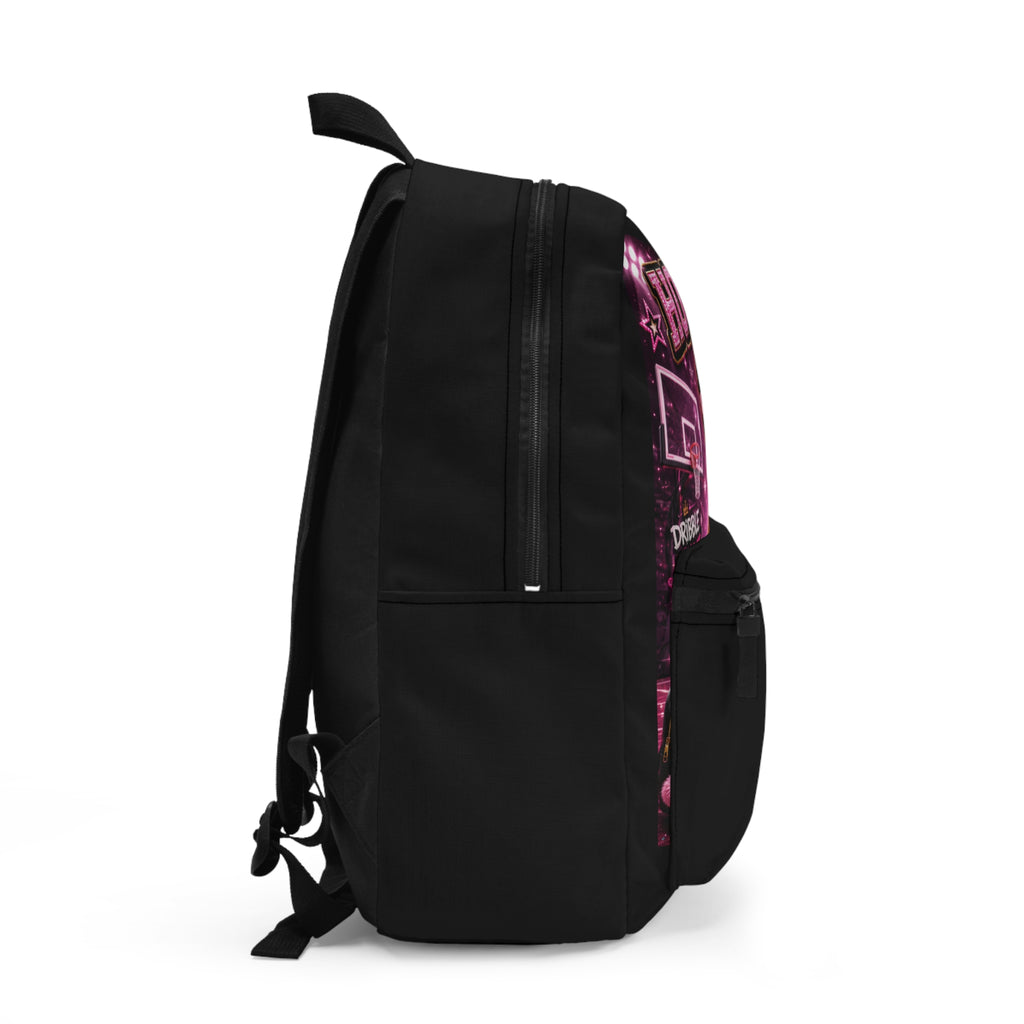 Hoop Queen Backpack – Girls' Basketball Graphic School Bag