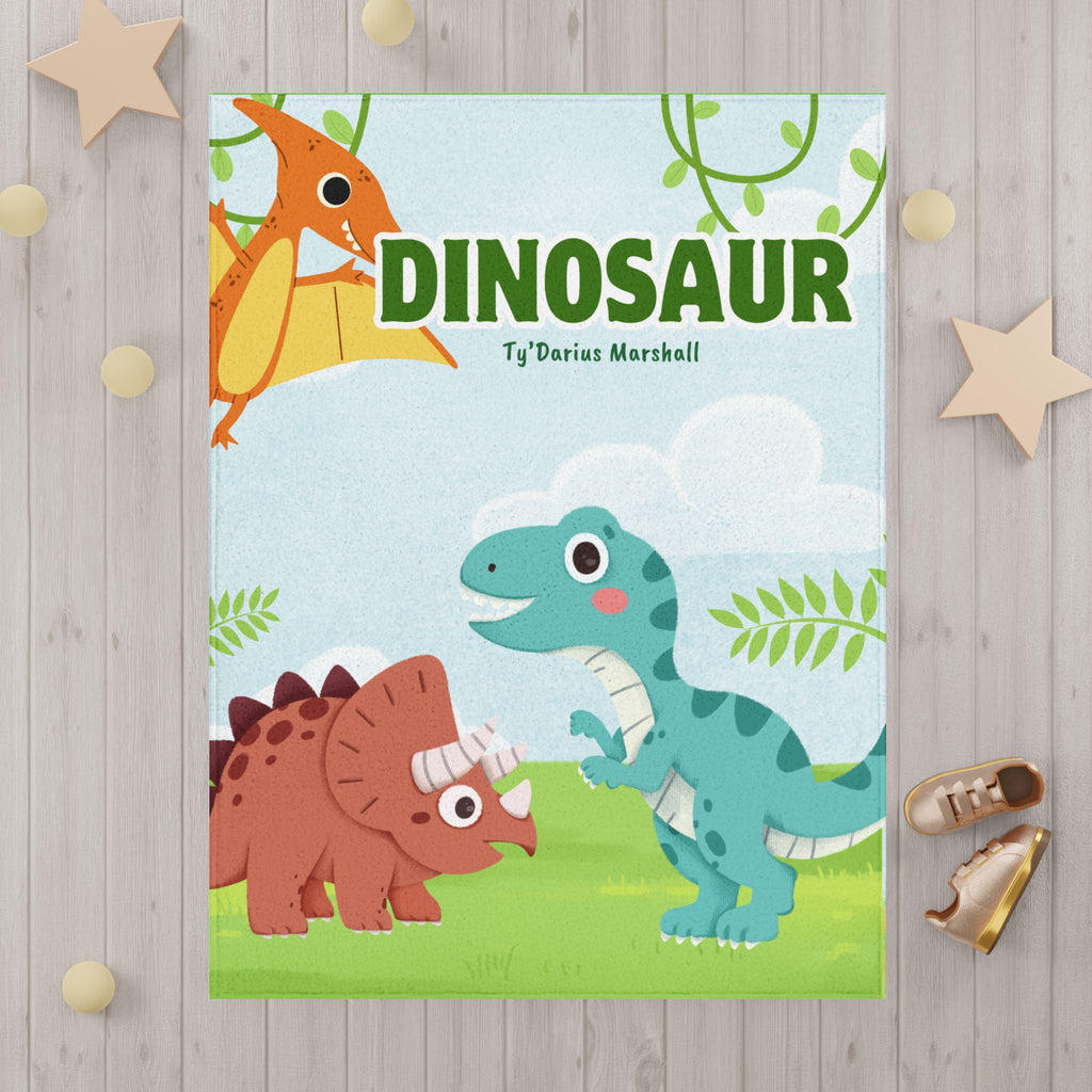 Dinosaur Toddler Blanket — Cute Dino Nursery Throw for Kids