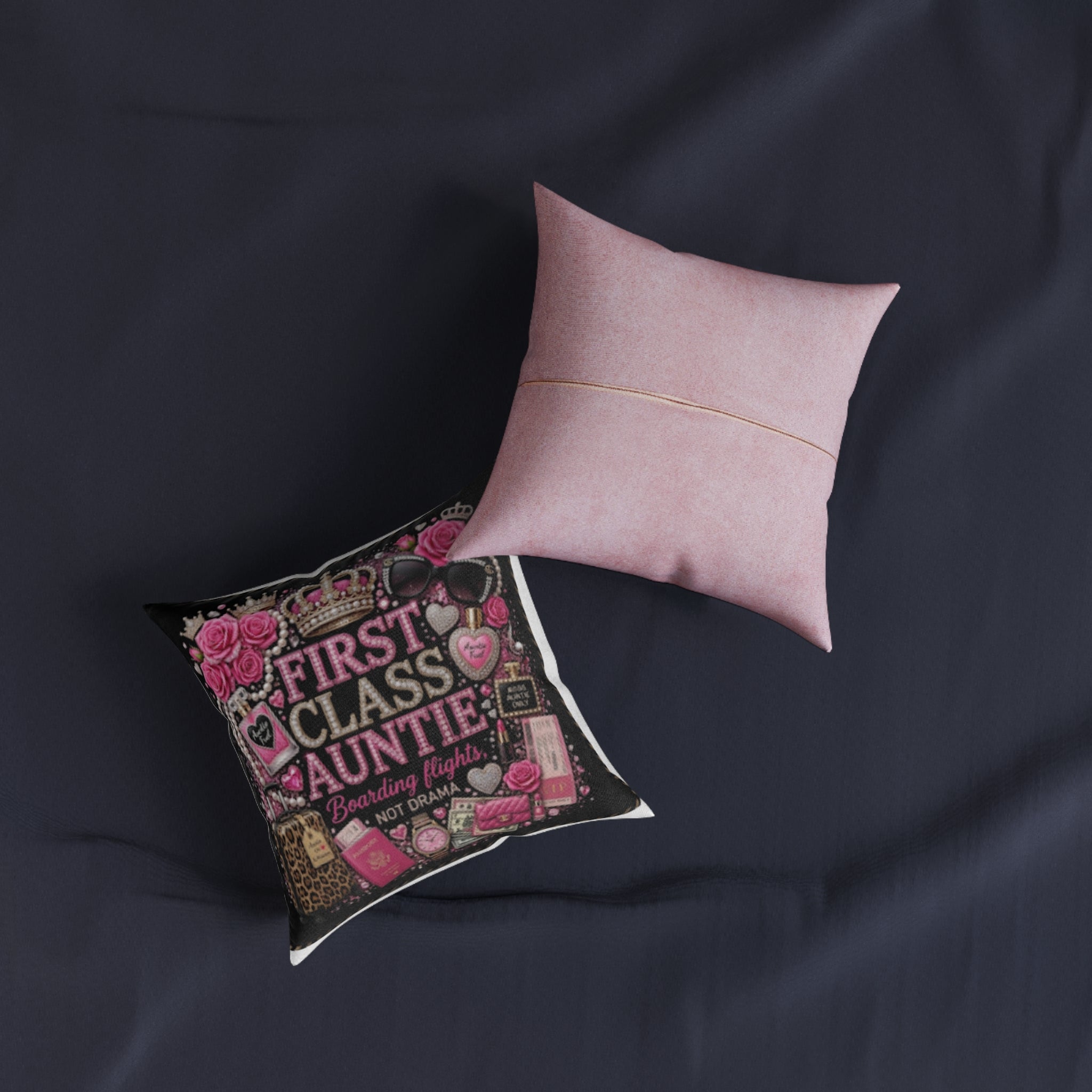 ✈️First Class Auntie Decorative Pillow