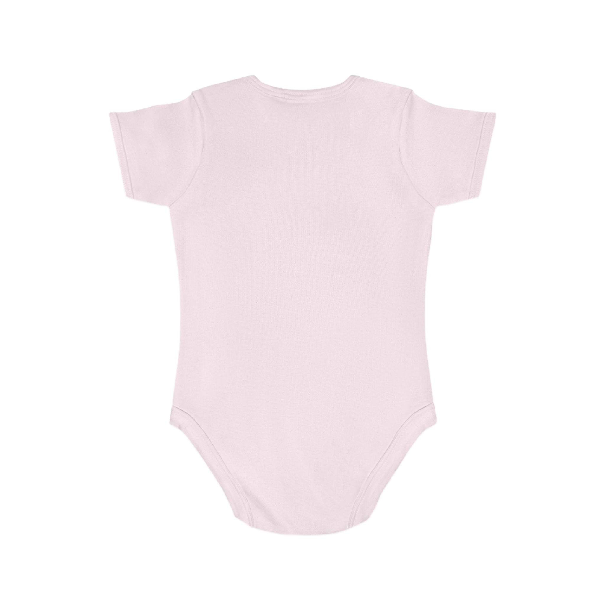 Personalized Baby Bodysuit with Colorful Cartoon Cloud Friends — Custom Name "TAELYNN"