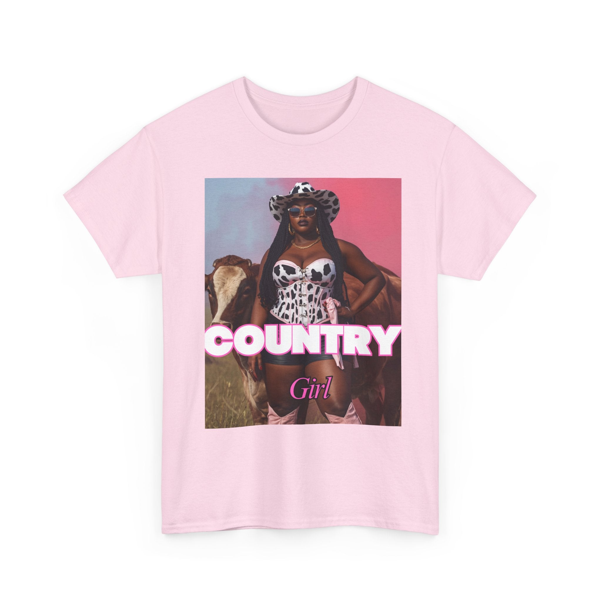 Country Girl Tee — Vintage Cowgirl Graphic T-Shirt