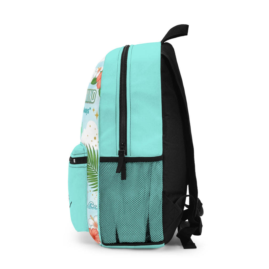 Personalized 'Sunshine State of Mind' Backpack — Custom Name School Bag