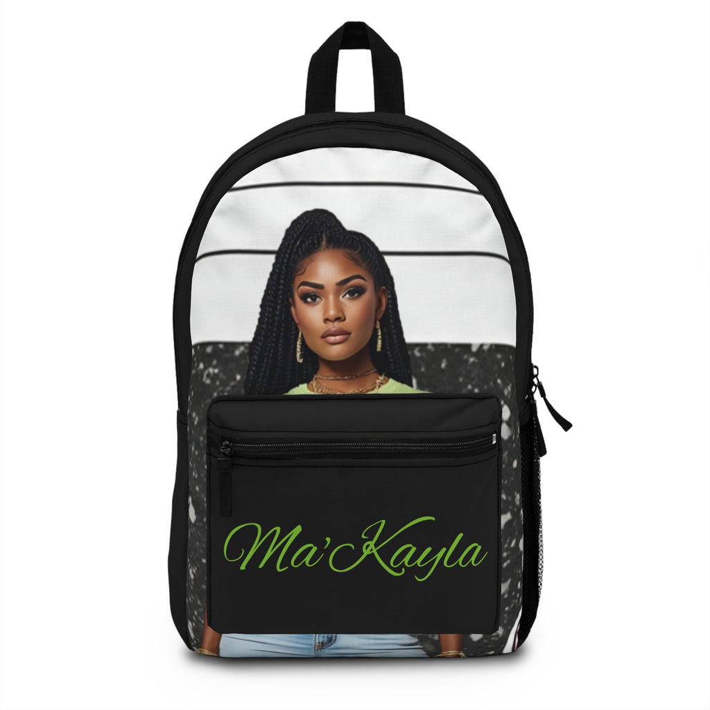 Personalized Photo Backpack — "Ma'Kayla" Custom Name School & Everyday Bag