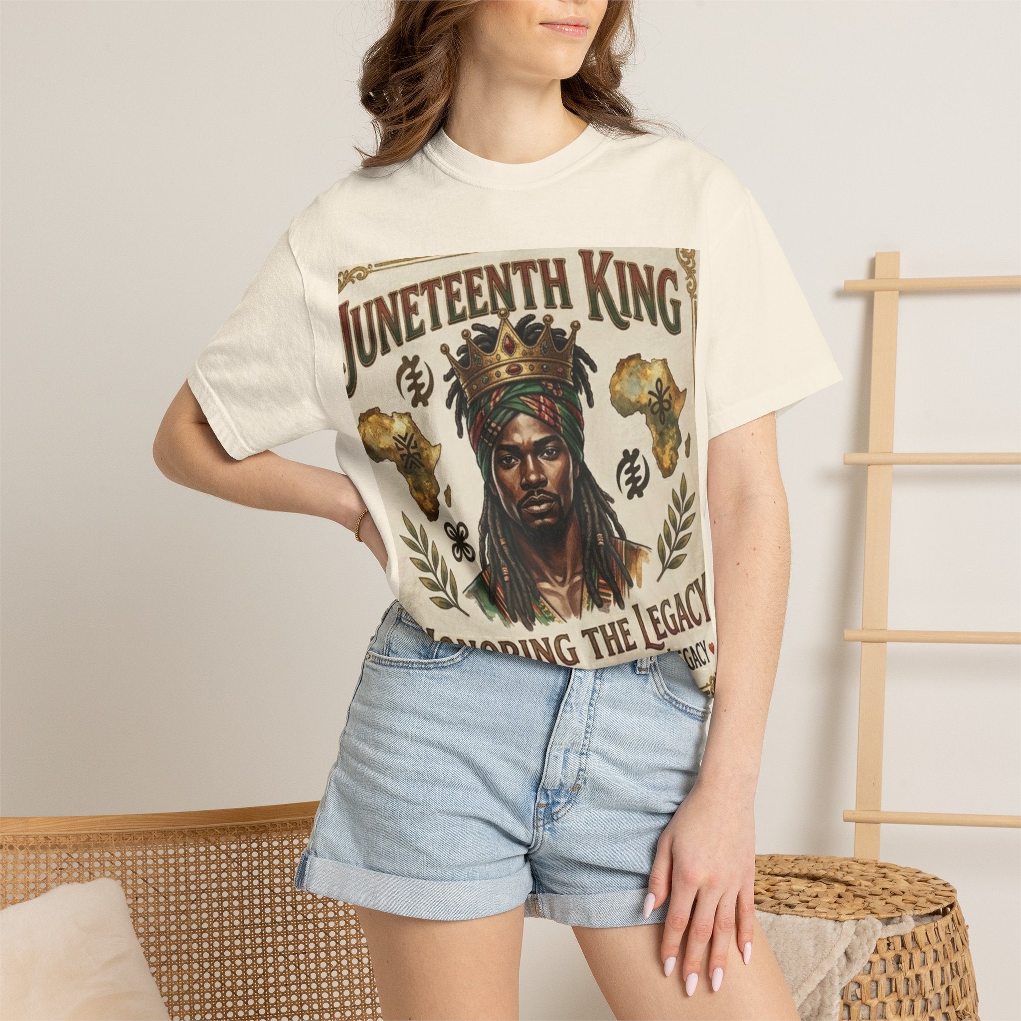 Juneteenth King T-Shirt — Honoring the Legacy: Freedom • Strength • Legacy