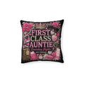 ✈️First Class Auntie Decorative Pillow