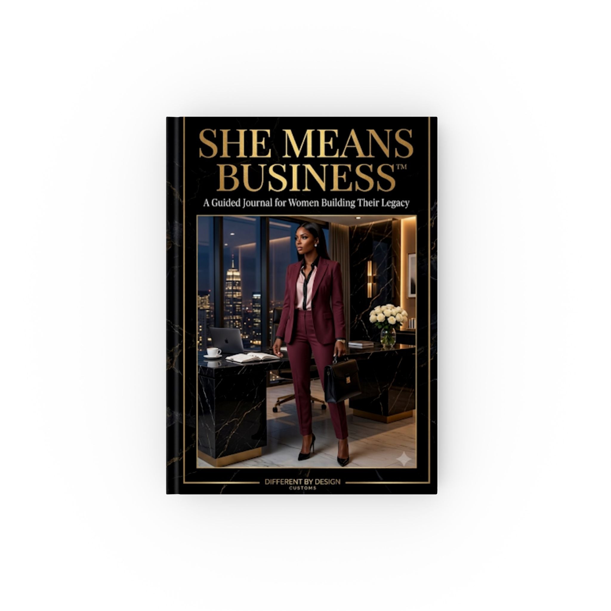 She Means Business Hardback Journal — Guided Planner for Ambitious Women