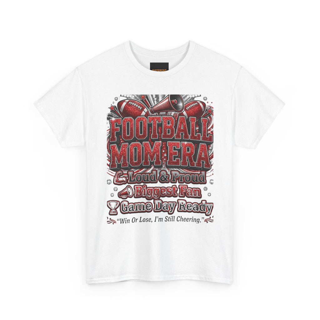 Football Mom Era T‑Shirt — Proud Mom, Biggest Fan, Game Day Ready Tee