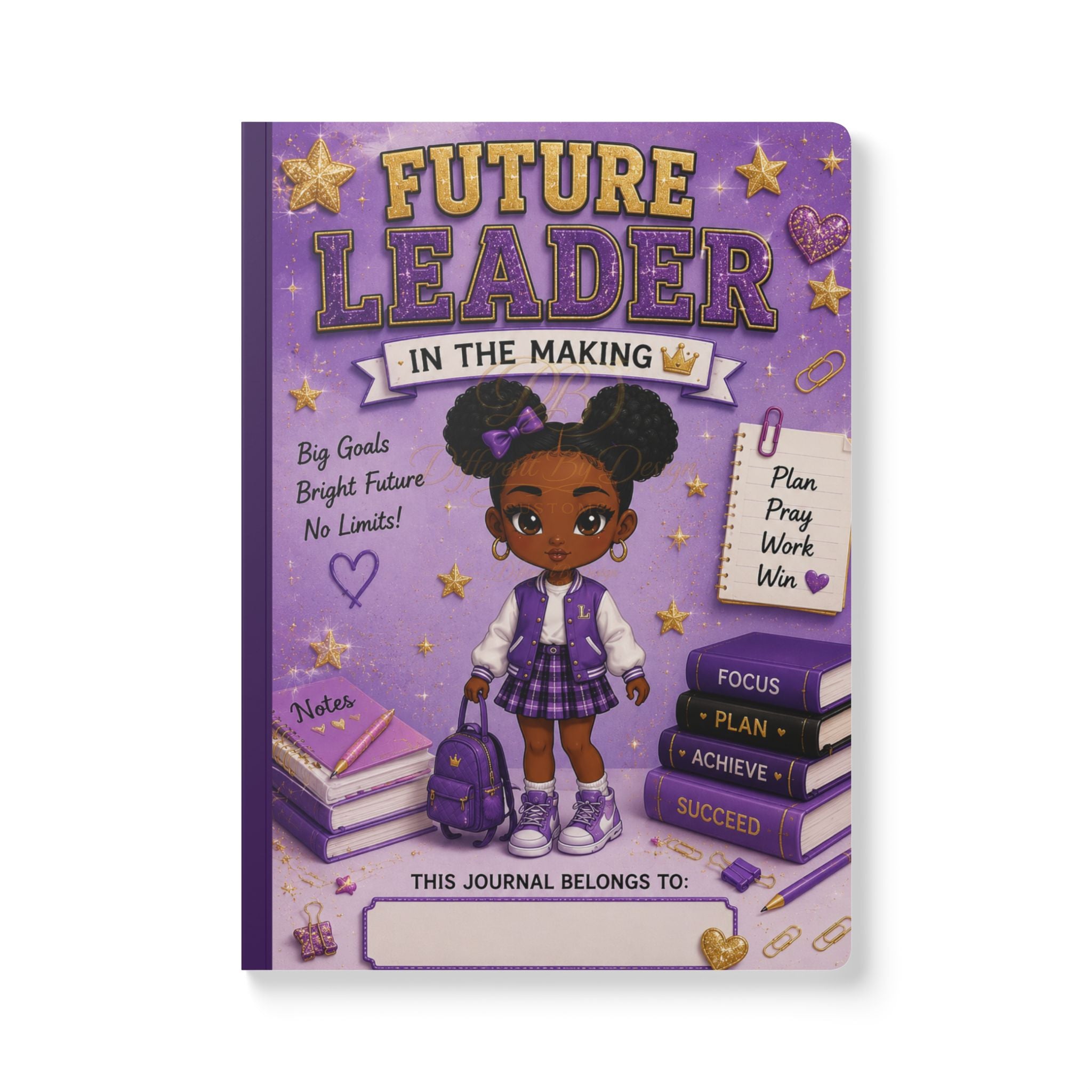 Future Leader Journal — Softcover Motivational Notebook for Girls