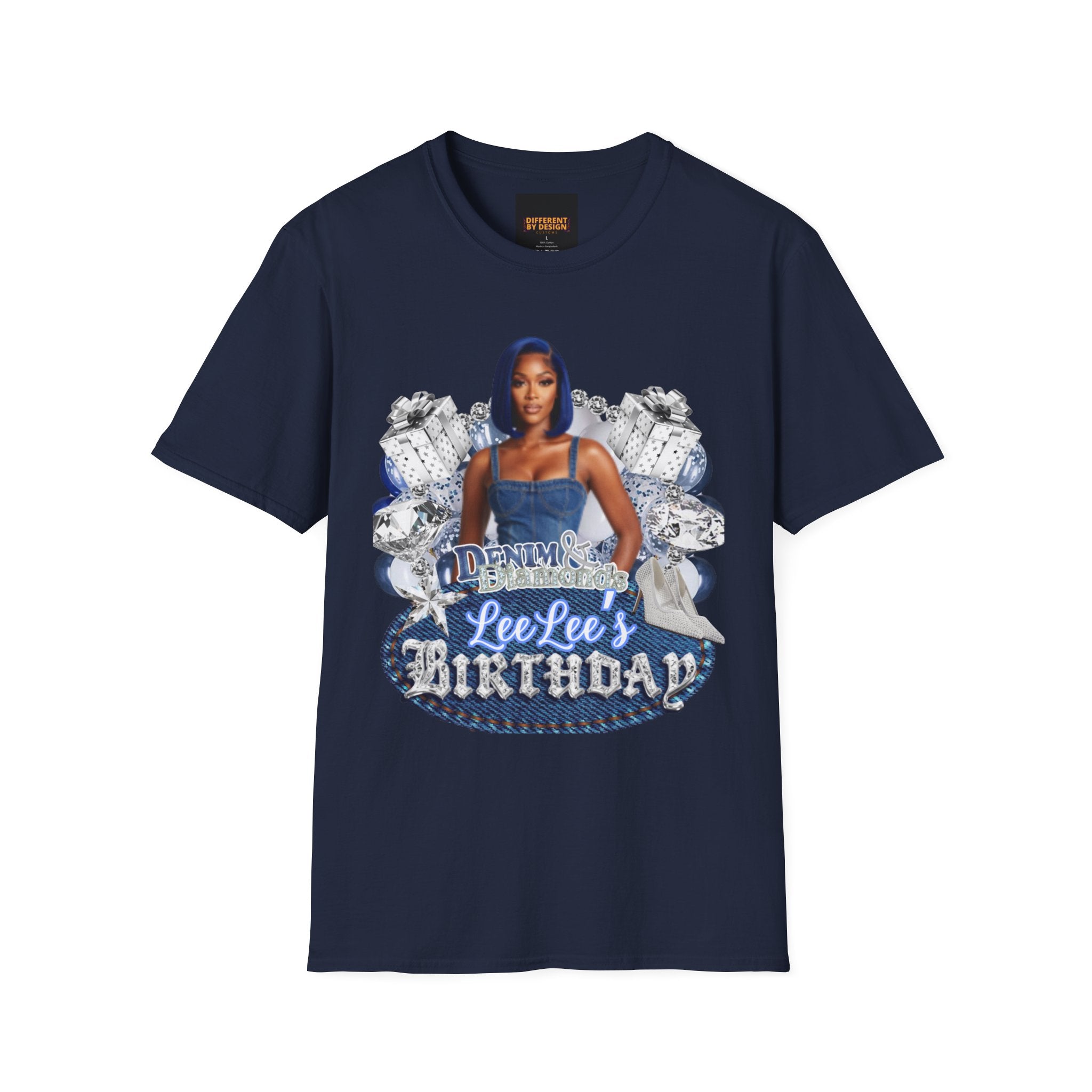 Birthday Photo Tee — Personalized Celebration T-Shirt