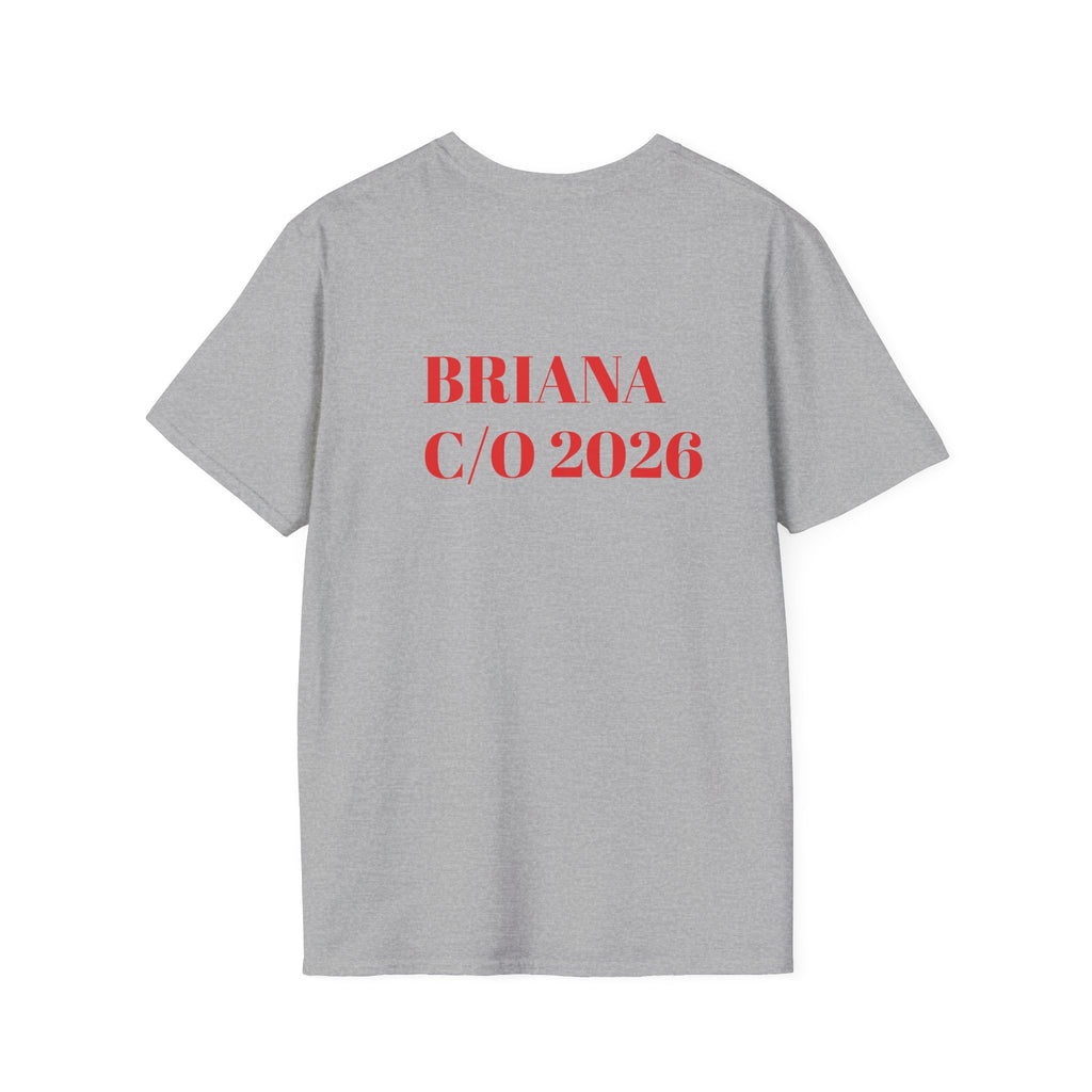 Senior 2026 Graduation T-Shirt — "The Future Starts Now" Cap & Gown Design
