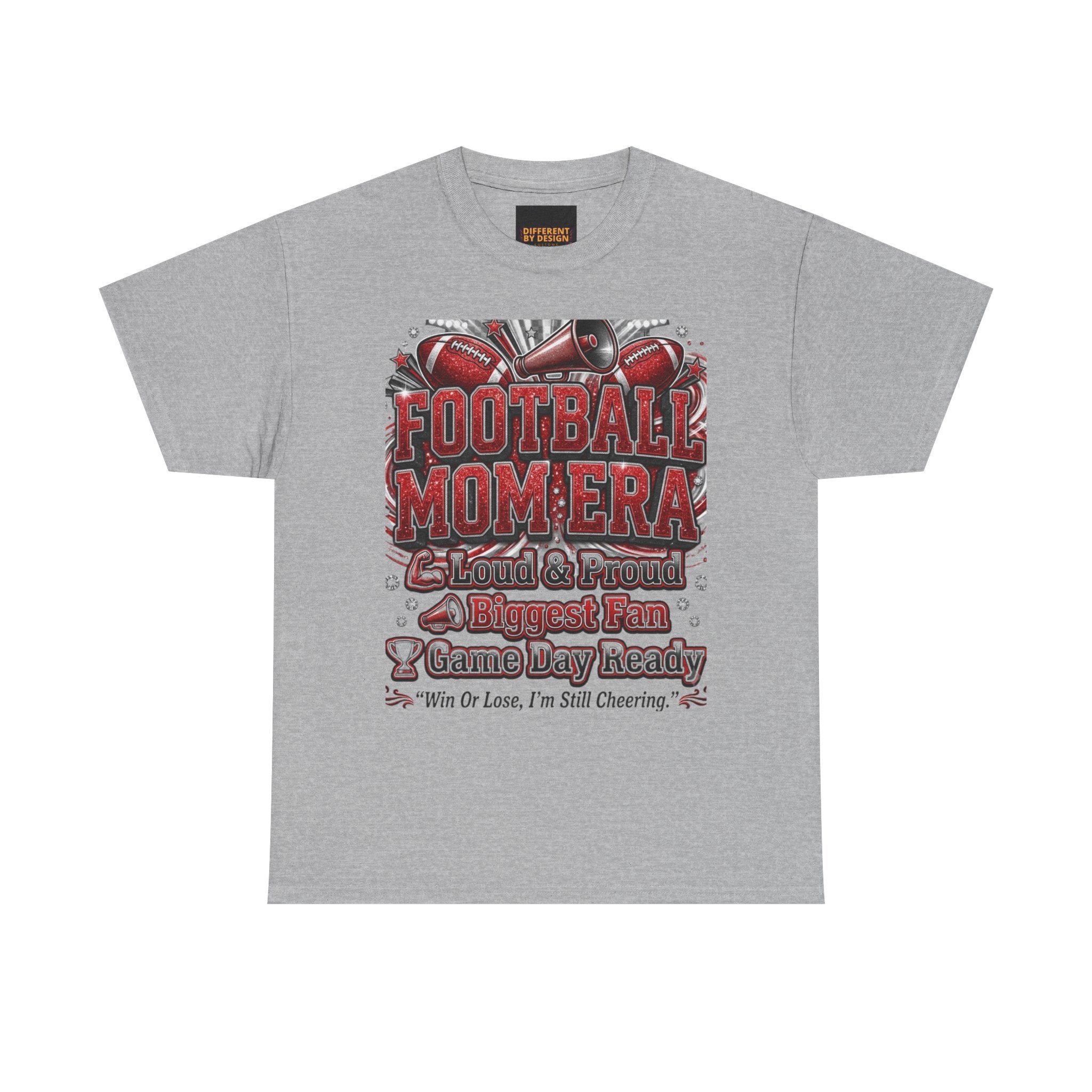 Football Mom Era T‑Shirt — Proud Mom, Biggest Fan, Game Day Ready Tee