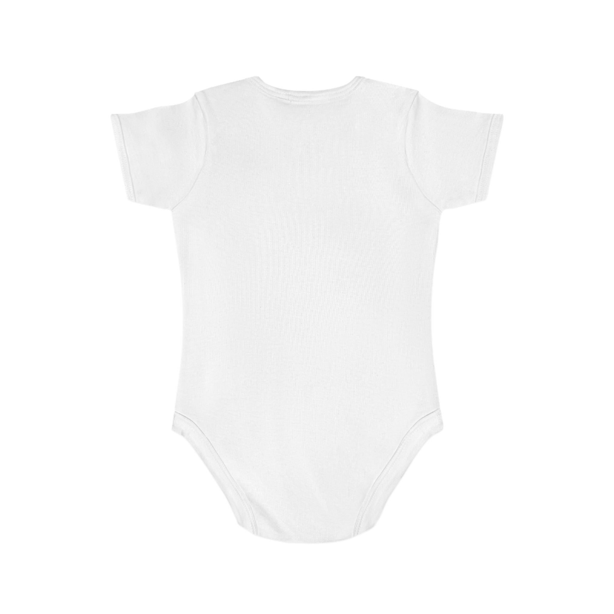Personalized Baby Bodysuit with Colorful Cartoon Cloud Friends — Custom Name "TAELYNN"
