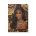Believe in Yourself Softcover Journal — Empowering Brown & Gold Motivational Notebook