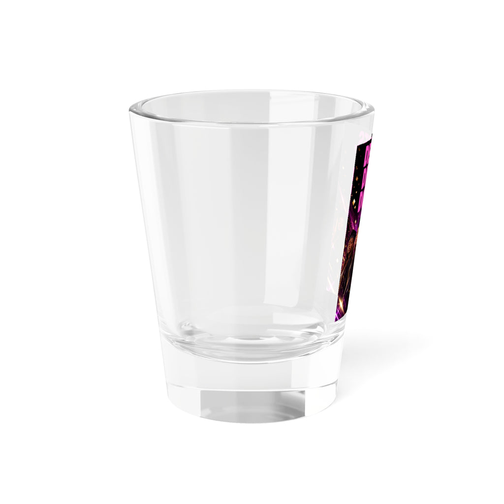 Degrees Dreams Dollars Shot Glass — Motivational Graduation Party Favor