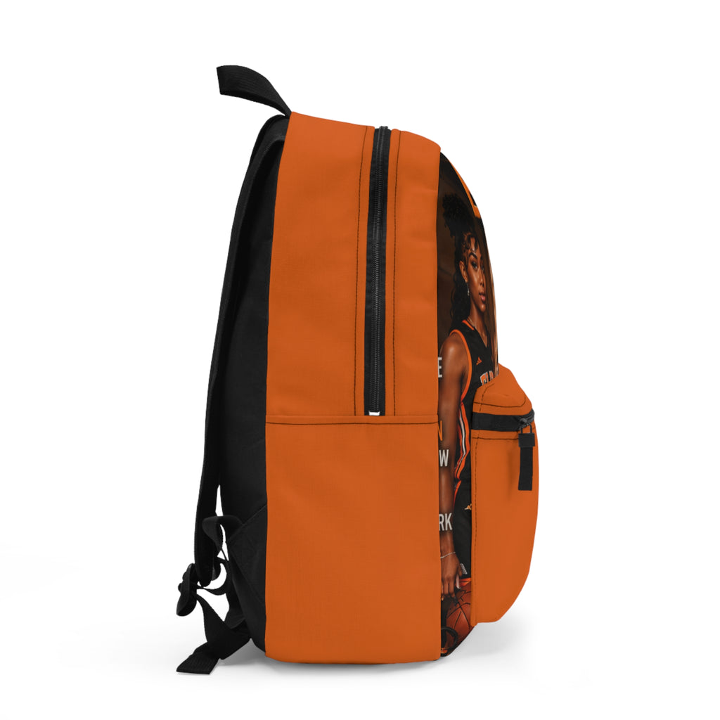 Elite Cheer Squad Photo Backpack – Orange Team Spirit School Bag