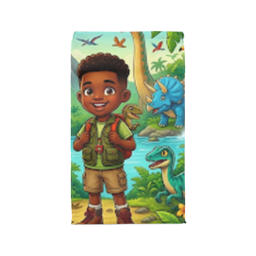 Dino Adventure Kids Lunch Bag – Polyester Insulated School Tote