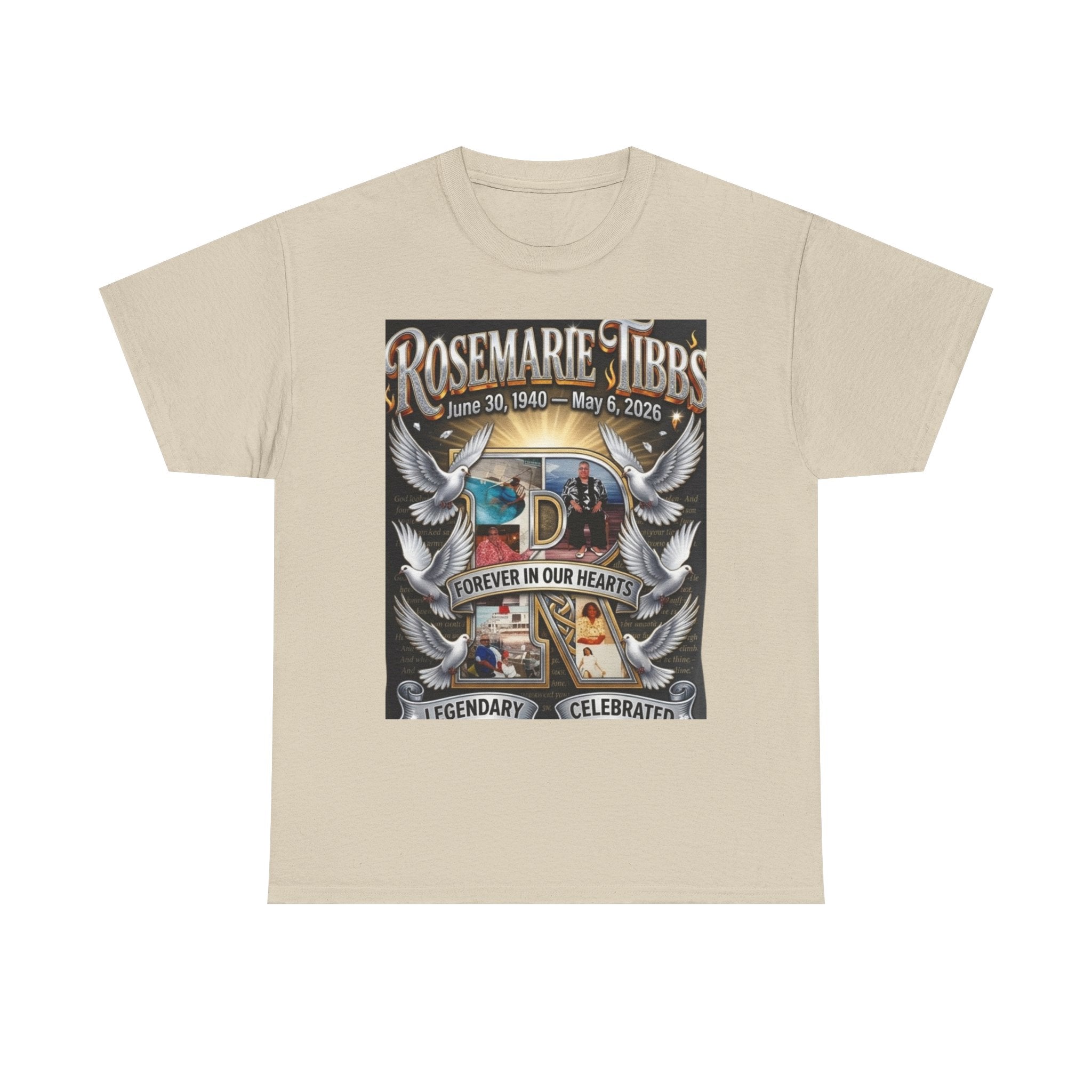 Rosemare Tibbs Memorial T‑Shirt — Forever In Our Hearts Tribute Tee