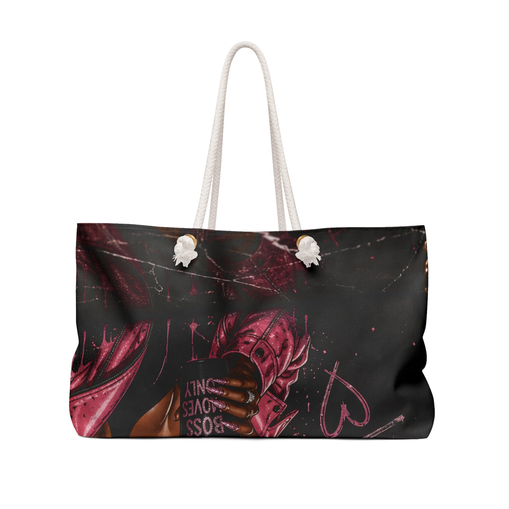 Weekender Bag — Baddest Energy Graphic Travel Tote