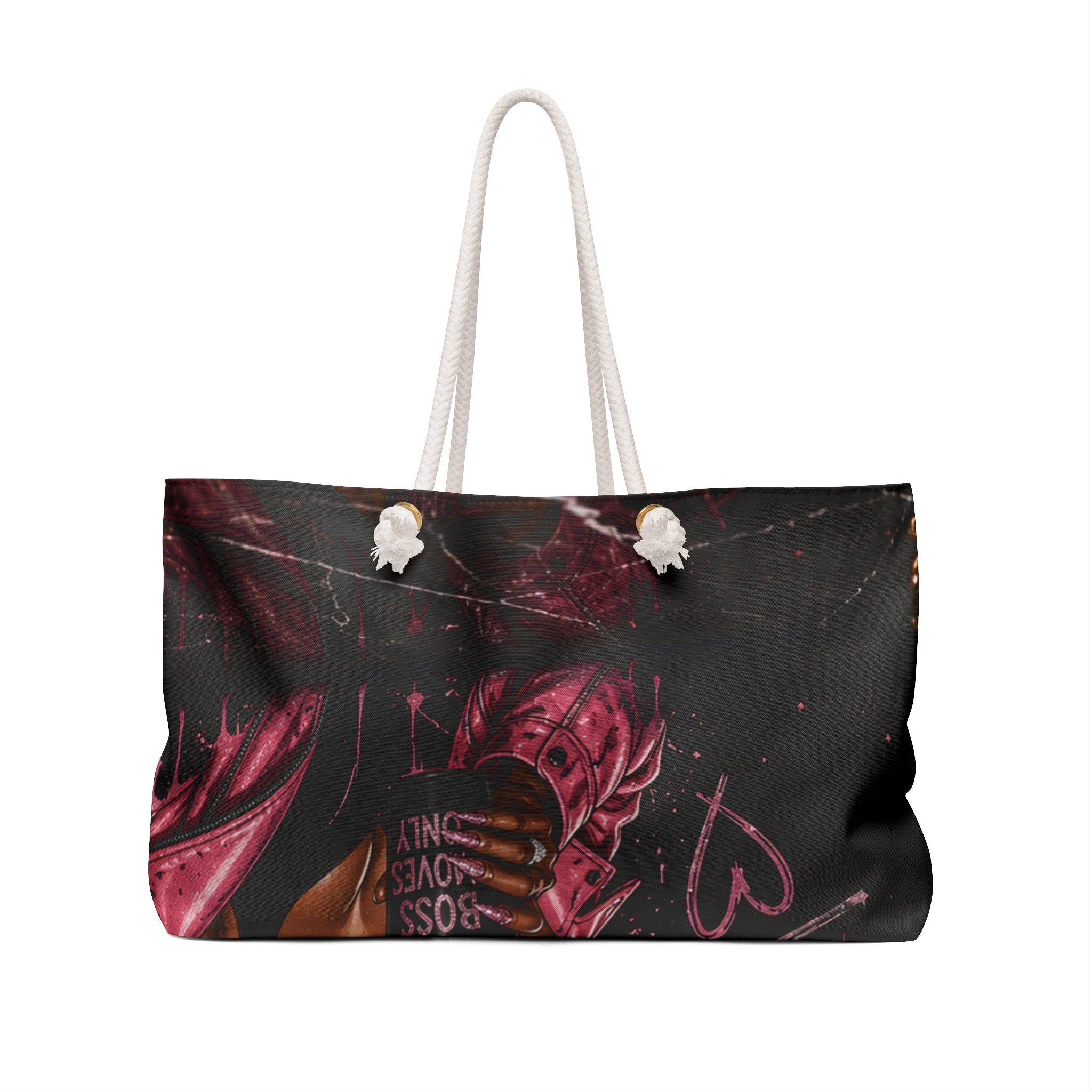 Weekender Bag — Baddest Energy Graphic Travel Tote