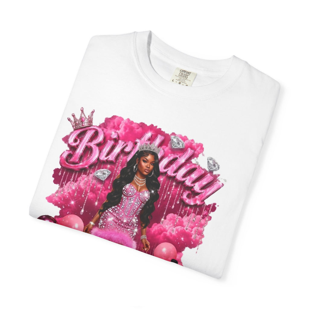 Birthday Queen T-Shirt — Pink Glam Birthday Tee