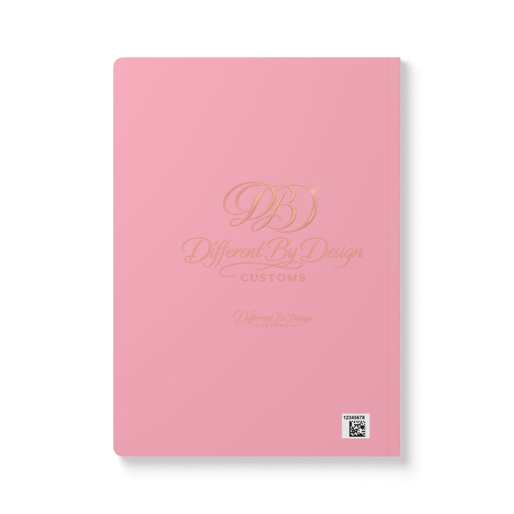 First Day Glam Softcover Journal — Pink Barbie-Inspired Notebook for Back to School