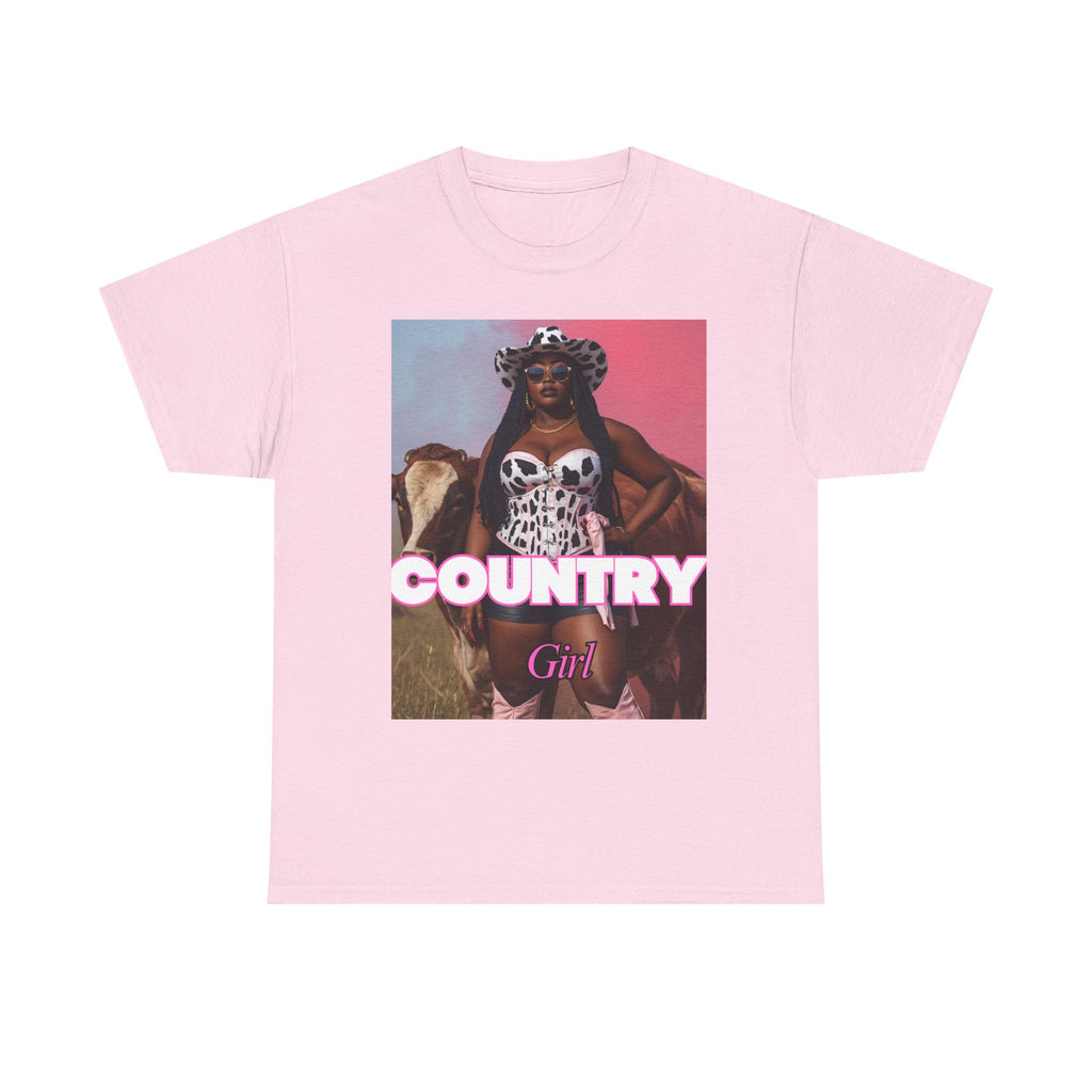 Country Girl Tee — Vintage Cowgirl Graphic T-Shirt