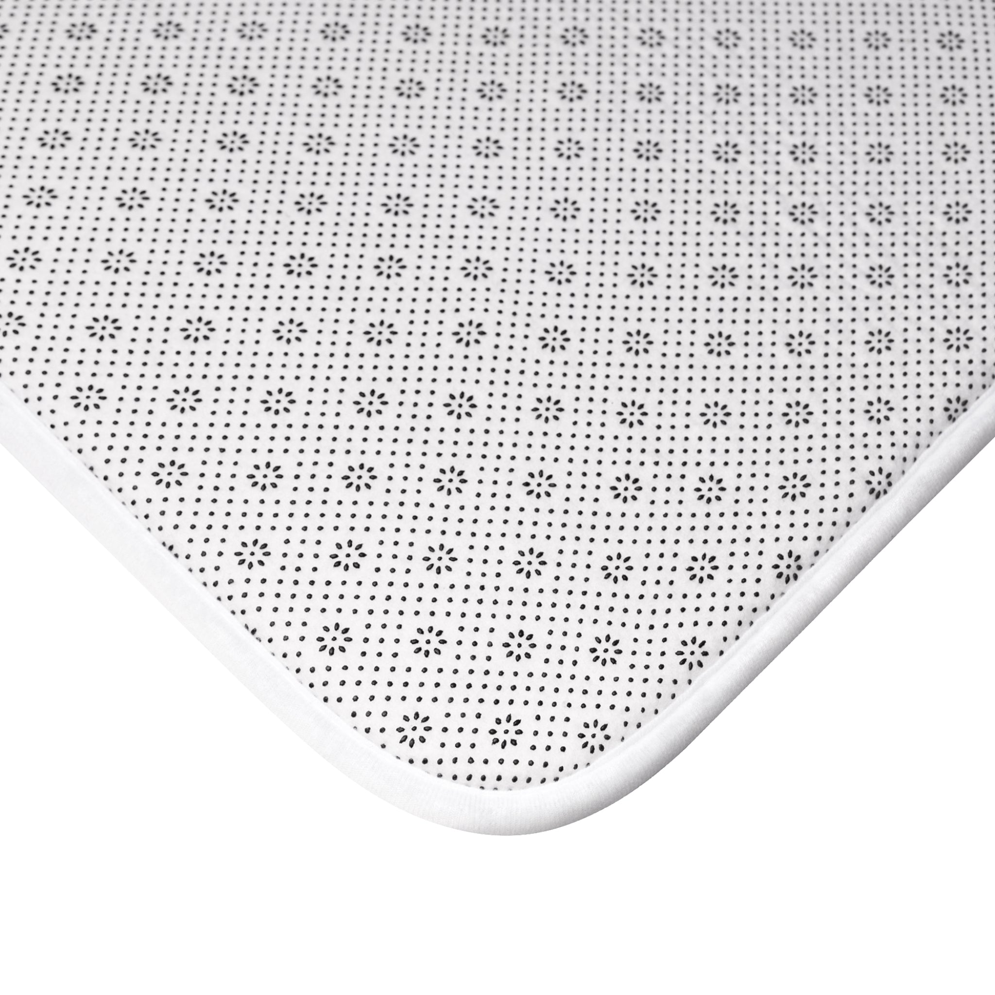 Lover Energy Bath Mat — Pink Strawberry 'he gets it. not tamed.' Decorative Bathroom Rug