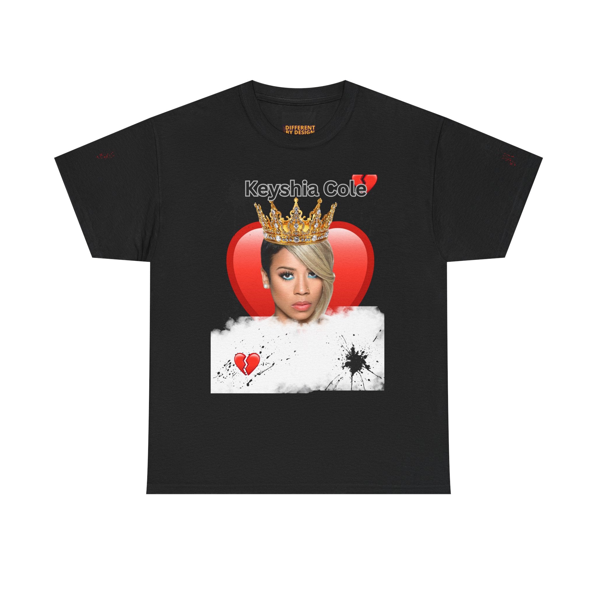Graphic Tee — Crowned Heart Portrait Design