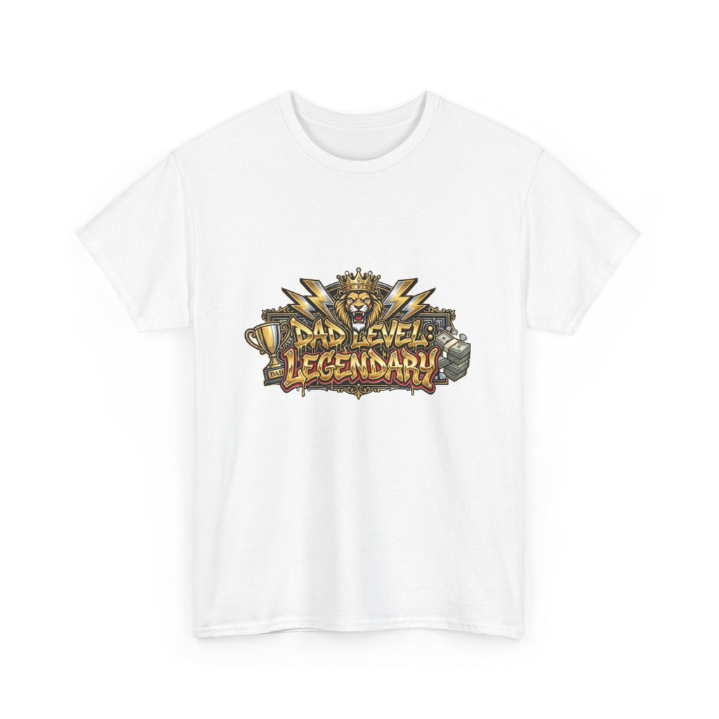 T-Shirt — "Dad Level: Legendary" Vintage Gaming Dad Tee