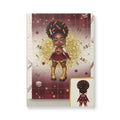 Cheerleader Girl Softcover Journal — Back-to-School Notebook with ABC Design