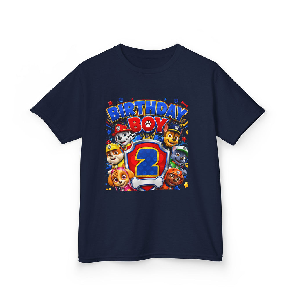 Kids Tee — Birthday Boy 2nd Birthday Character Party Shirt