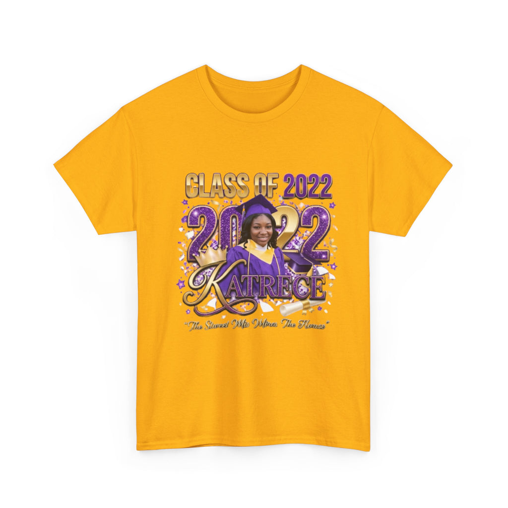 Class of 2022 Personalized Graduation Tee — Custom Name Photo Senior Shirt