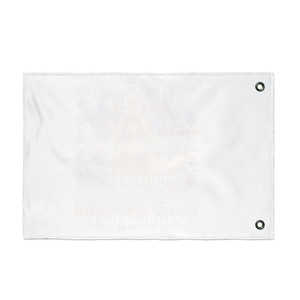 Auntie Independence Flag — "Too Fabulous to Follow the Crowd" Double-Sided Garden Flag