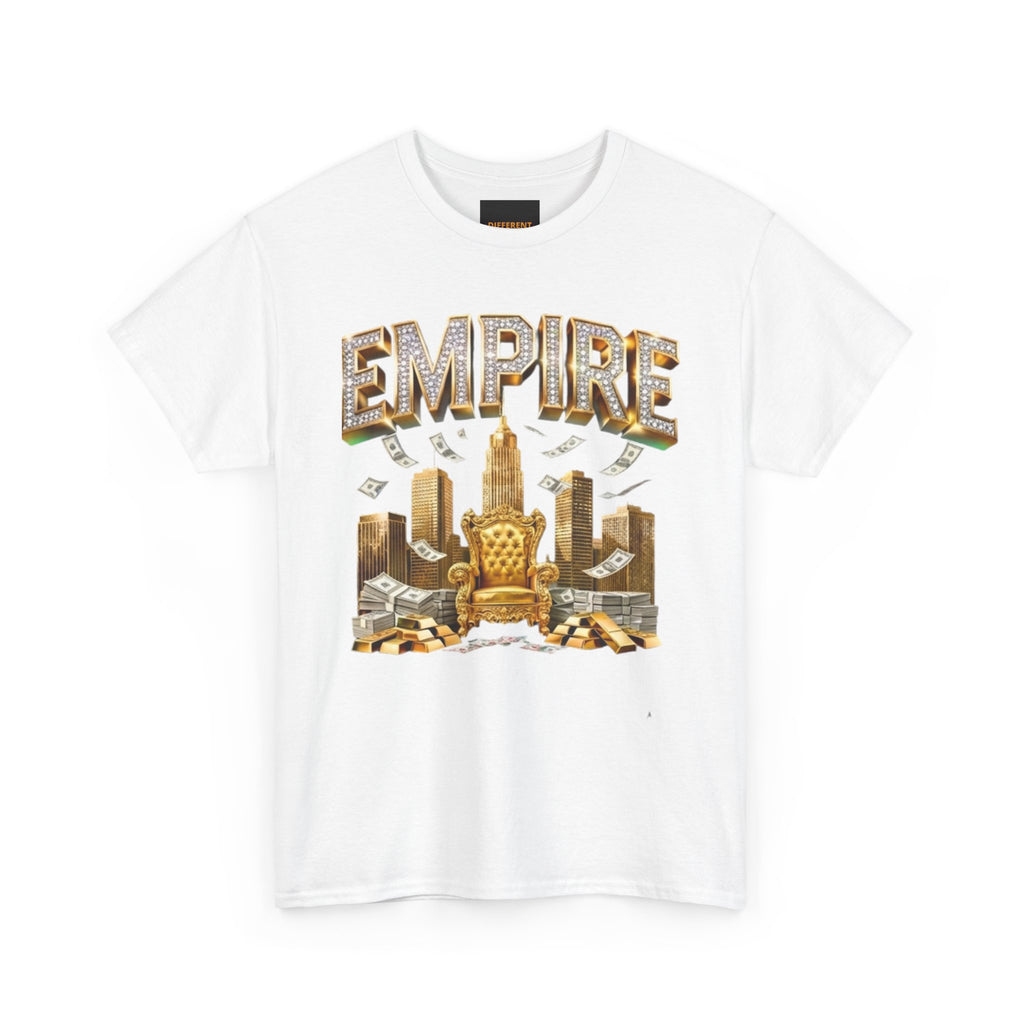 Empire Skyline T-Shirt — Gold Throne City Graphic Tee