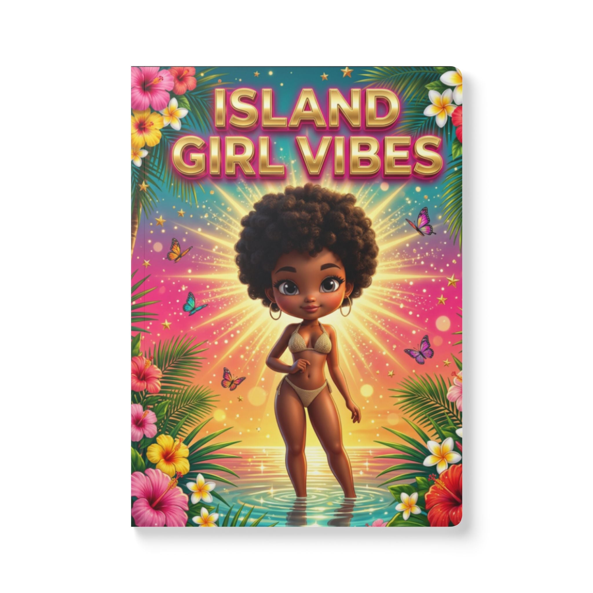 Island Girl Vibes Journal — Softcover Travel Notebook