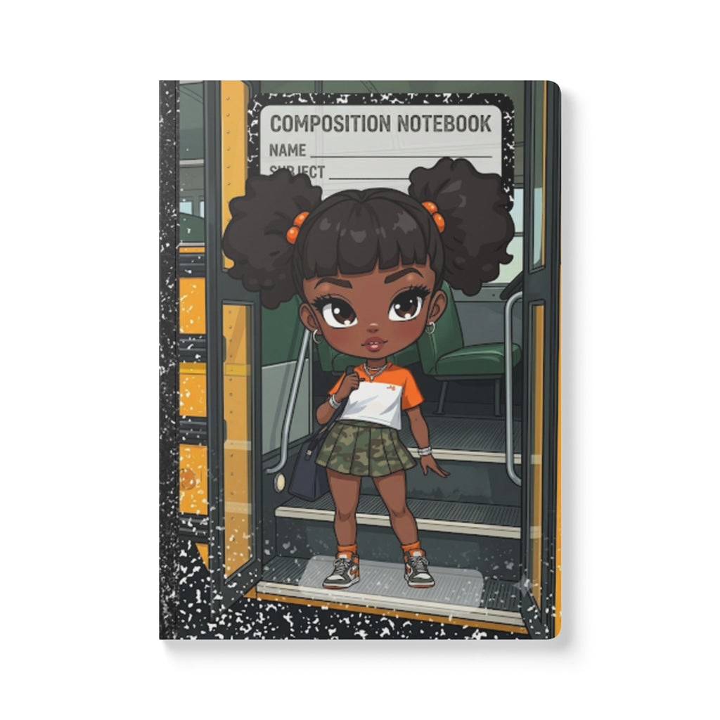 Composition Notebook Journal — Cute Chibi Girl Back-to-School Softcover