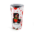 Strawberry Pattern 20oz Tumbler — Cute Fruit Travel Cup