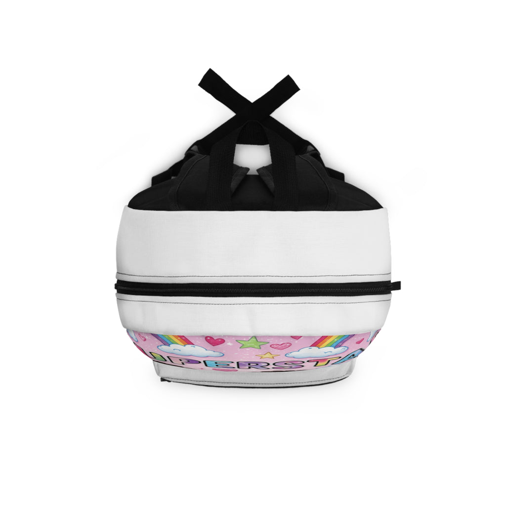 Superstar Unicorn Kids Backpack — Pink Girl Cartoon School Bag