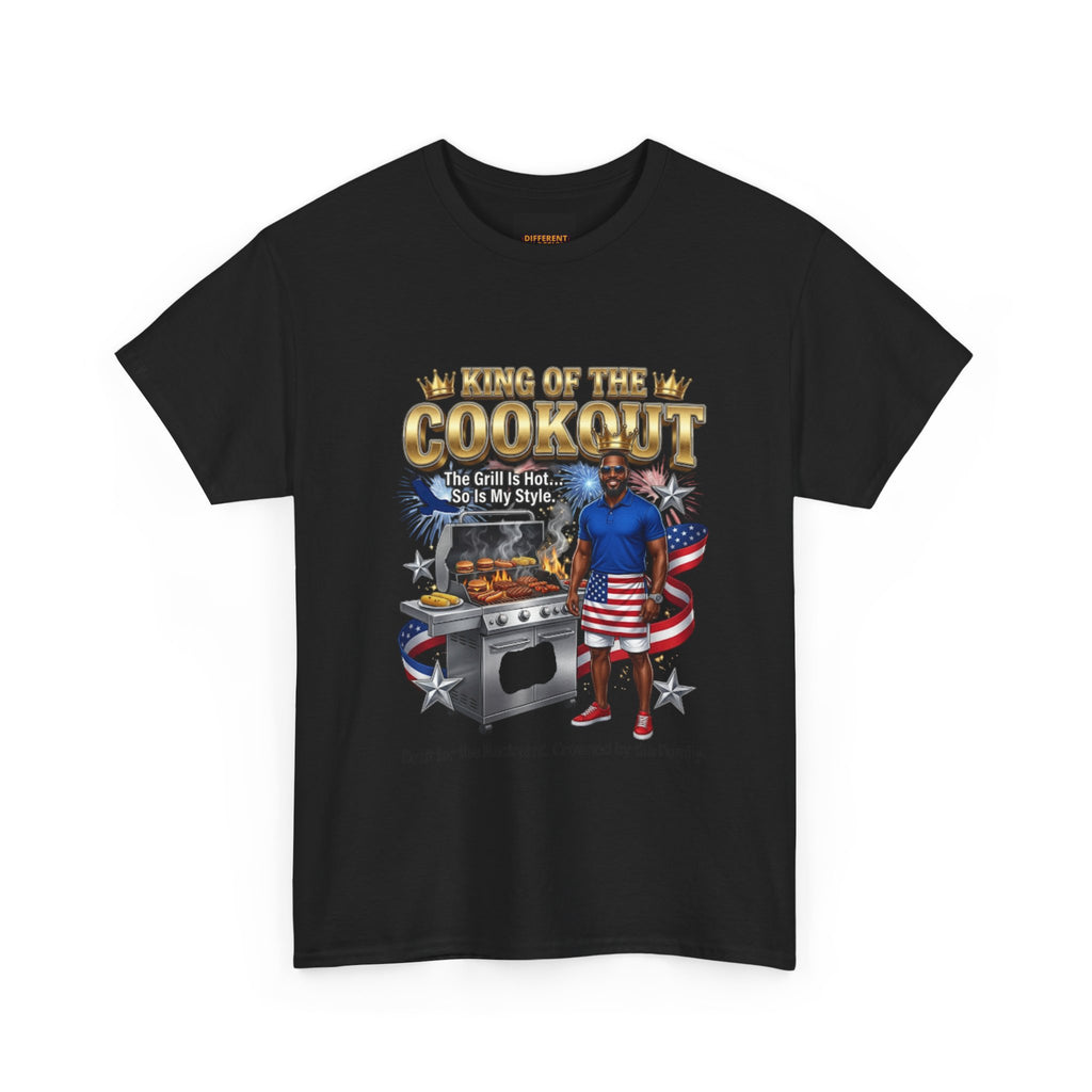 Patriotic Grill Master T‑Shirt — "King of the Cookout" BBQ Tee
